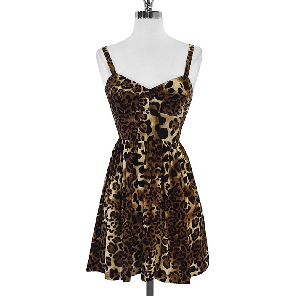Amanda Uprichard Leopard Print Dress